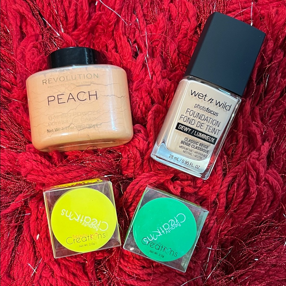 🌈 MAKEUP LOT Wet n Wild Classic Beige Revolution Beauty Creations Eyeshadow NEW